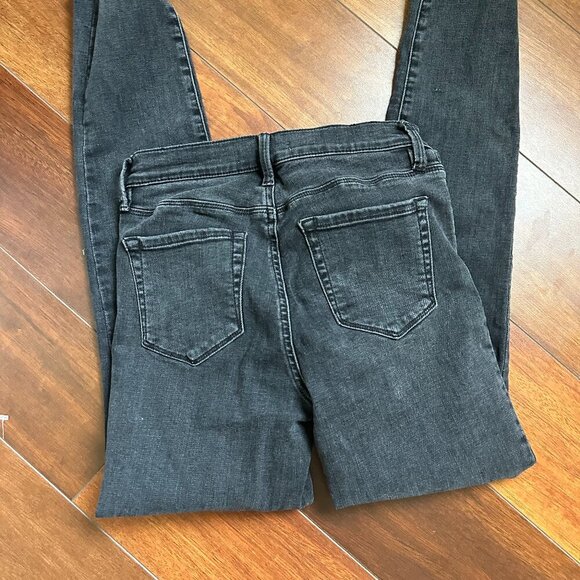 Pacsun super high rise tie front black jeggins size 23 - Picture 2 of 5